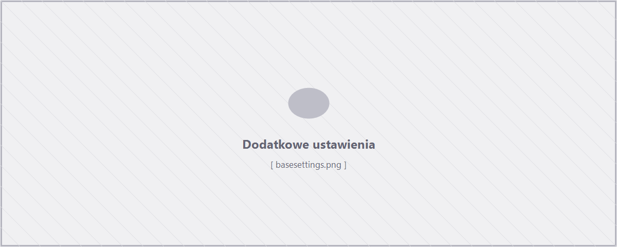 Dodatkowe ustawienia