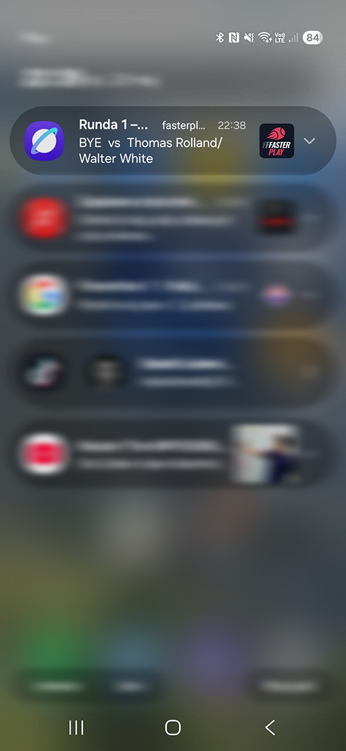 Notification example