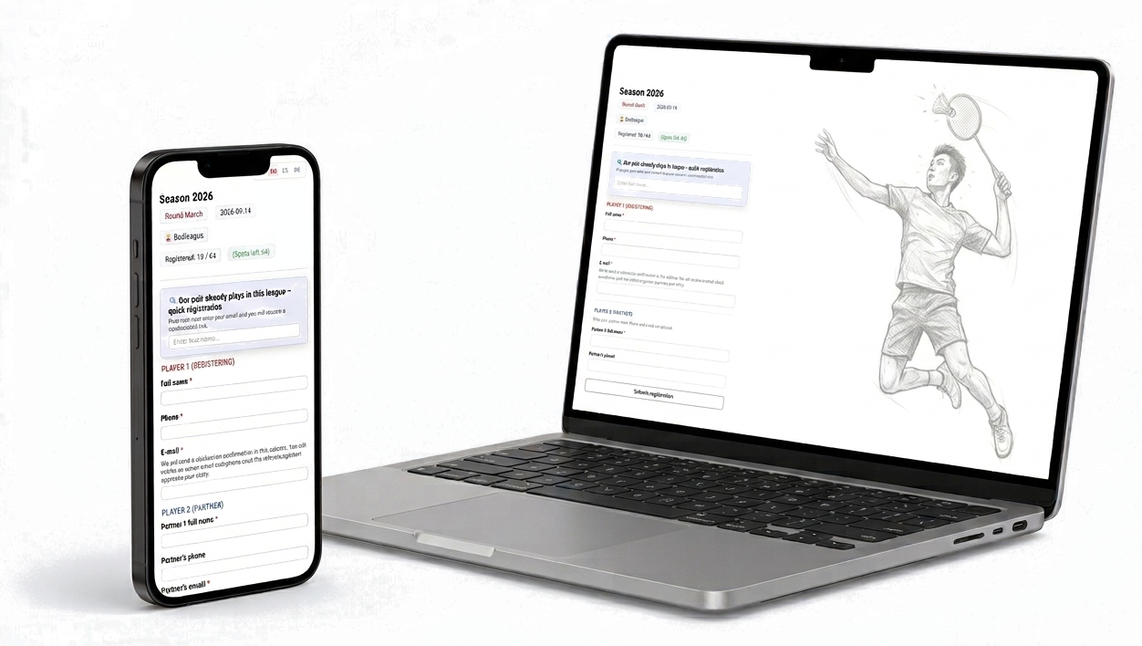 Online entry & registration form